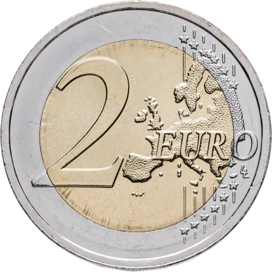 Литва 2 евро 2021 "Биосферный резерват Жувинтас"