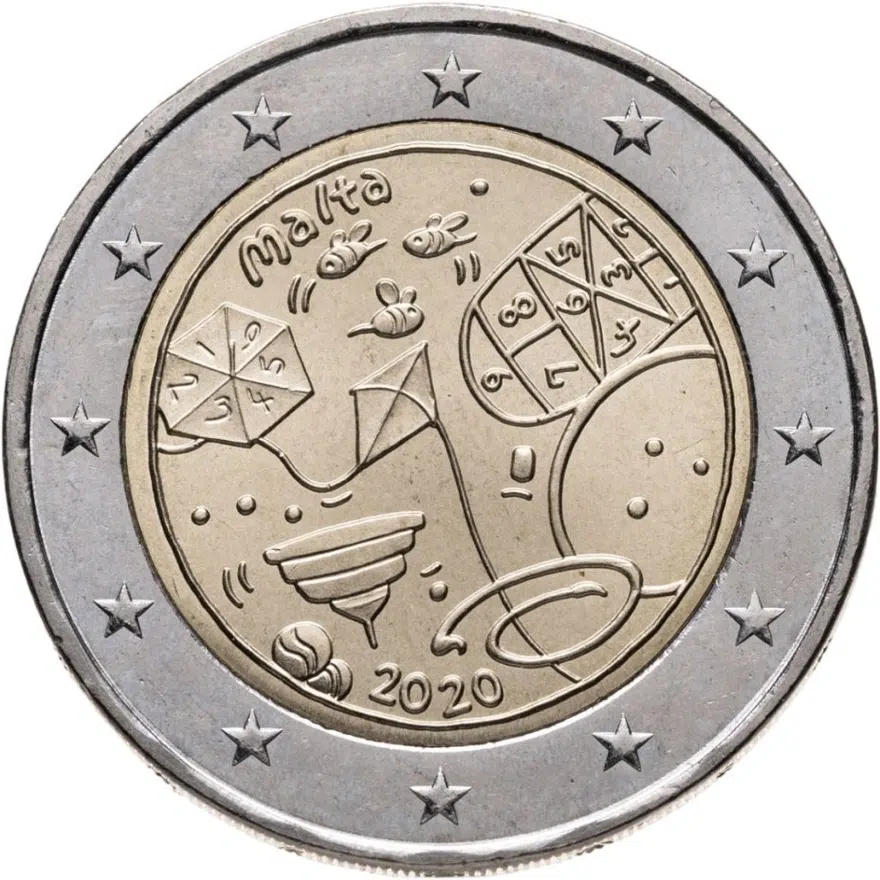 Мальта 2 евро (euro) 2020 "Игры"