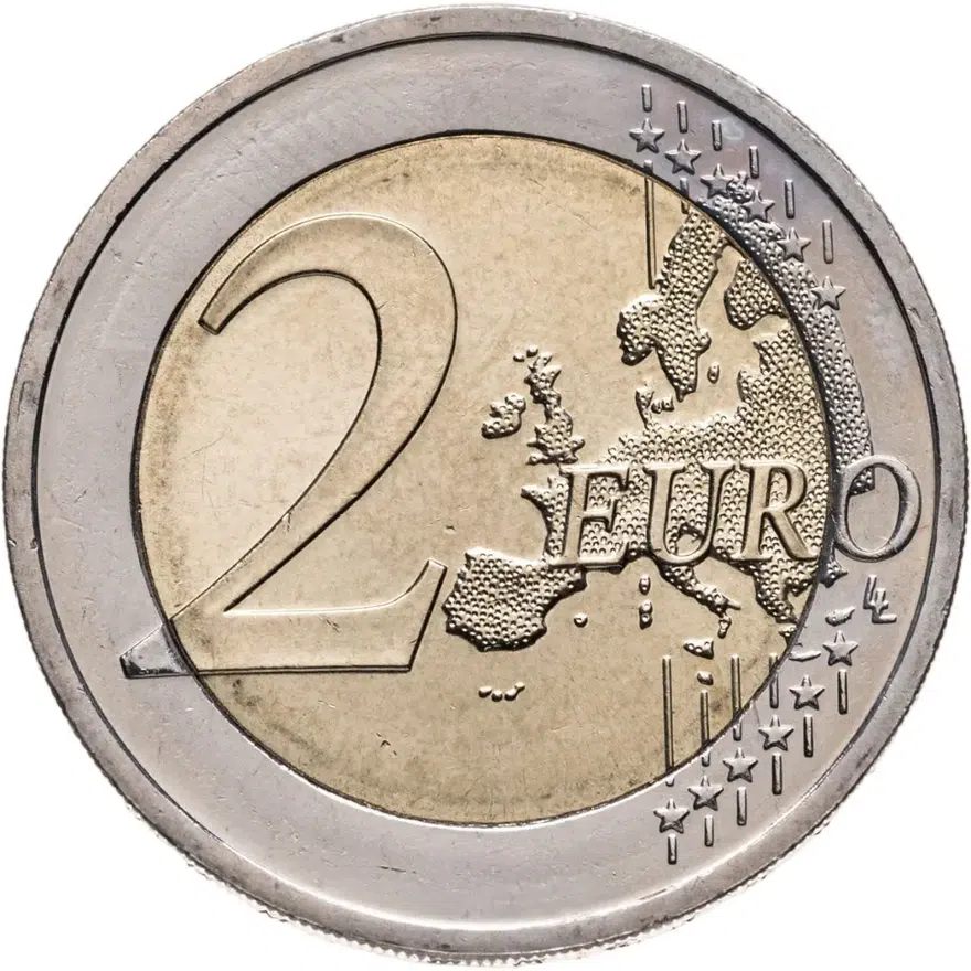 Германия 2 евро (euro) 2019 D "70 лет Бундесрату", реверс