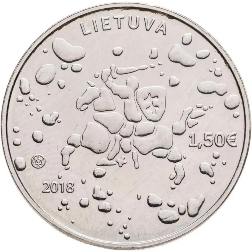 Литва 1,5 евро 2018 "Традиционные праздники Литвы - Иван Купала", реверс