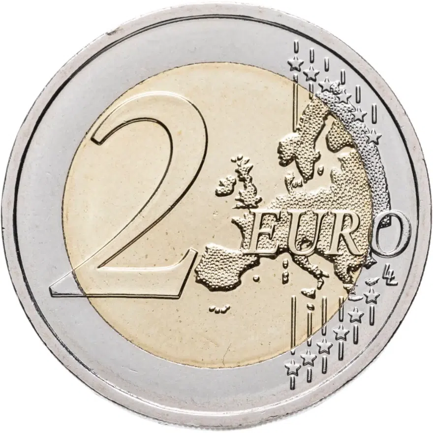 Франция 2 евро (euro) 2023 "Чемпионат мира по регби 2023 во Франции", аверс