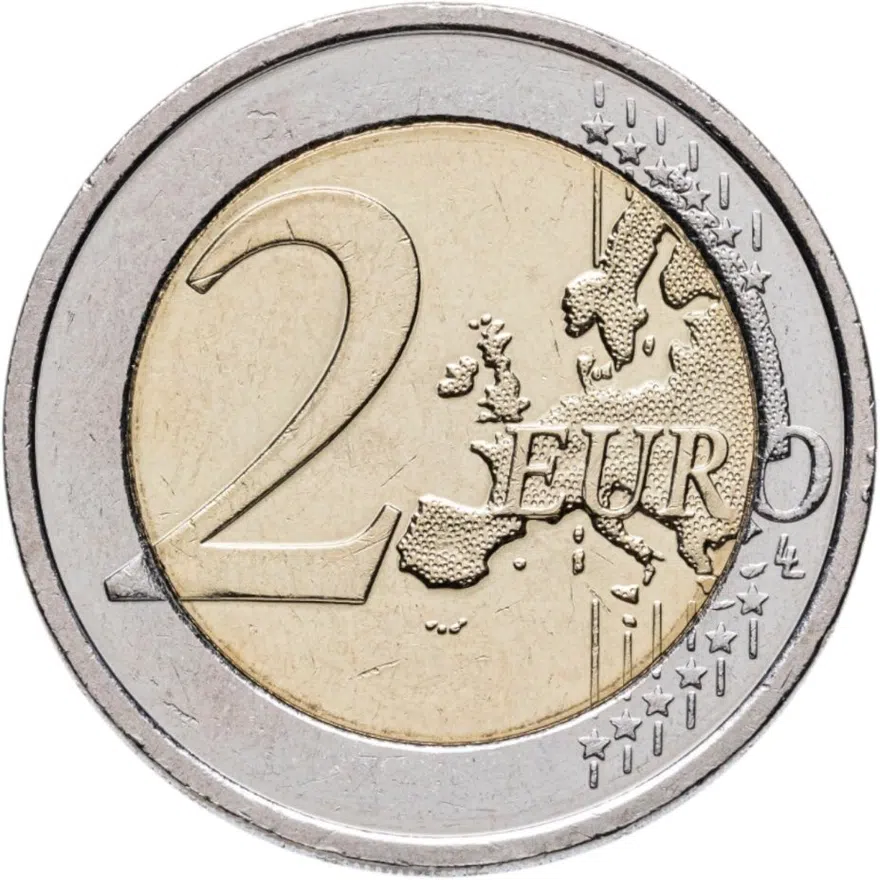 Ирландия 2 евро 2022 "35 лет программе Эразмус", реверс