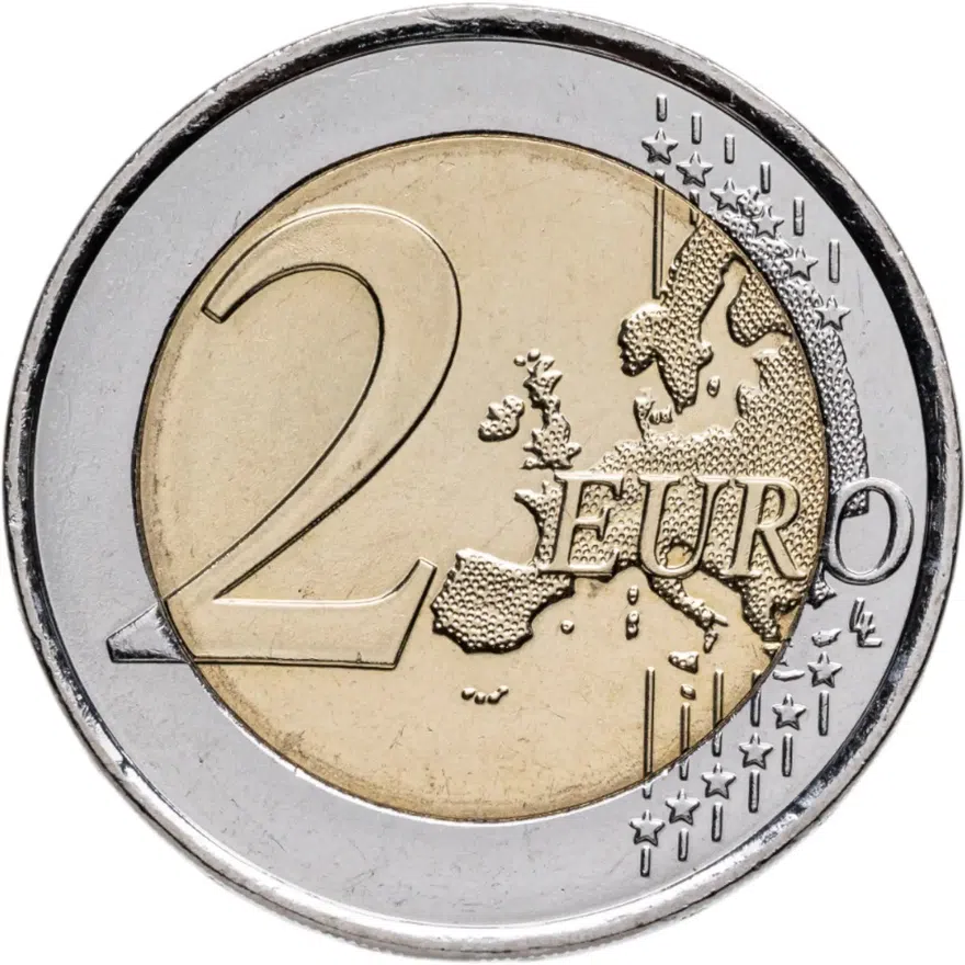 Испания 2 евро 2022 "Национальный парк Гарахонай", реверс