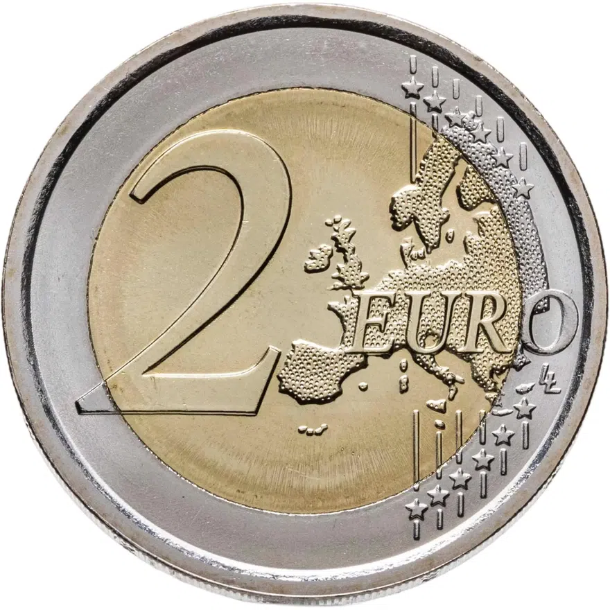 Италия 2 евро (euro) 2022 35 лет программы Erasmus, реверс