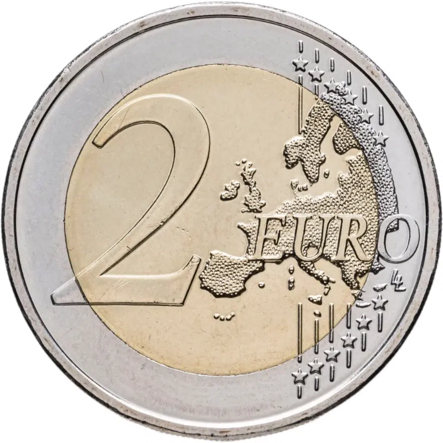 Словакия 2 евро 2022 "35 лет программе Эразмус", реверс