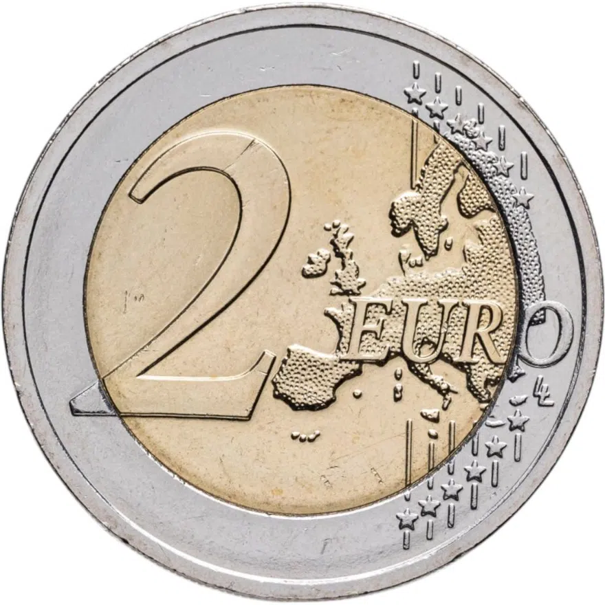 Словения 2 евро 2022 "35 лет программы Erasmus", реверс