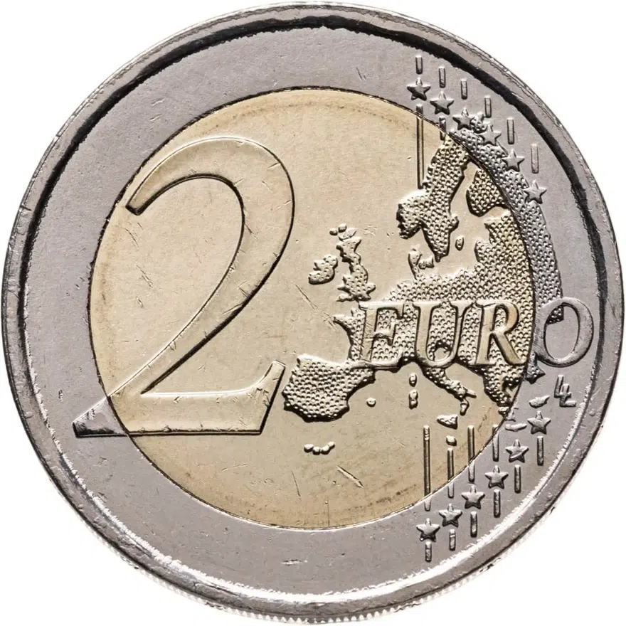 Греция 2 евро 2020 "2500 лет битвы при Фермопилах", реверс