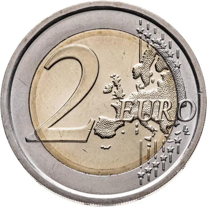 Италия 2 евро (euro) 2020 Национальный корпус пожарных, реверс