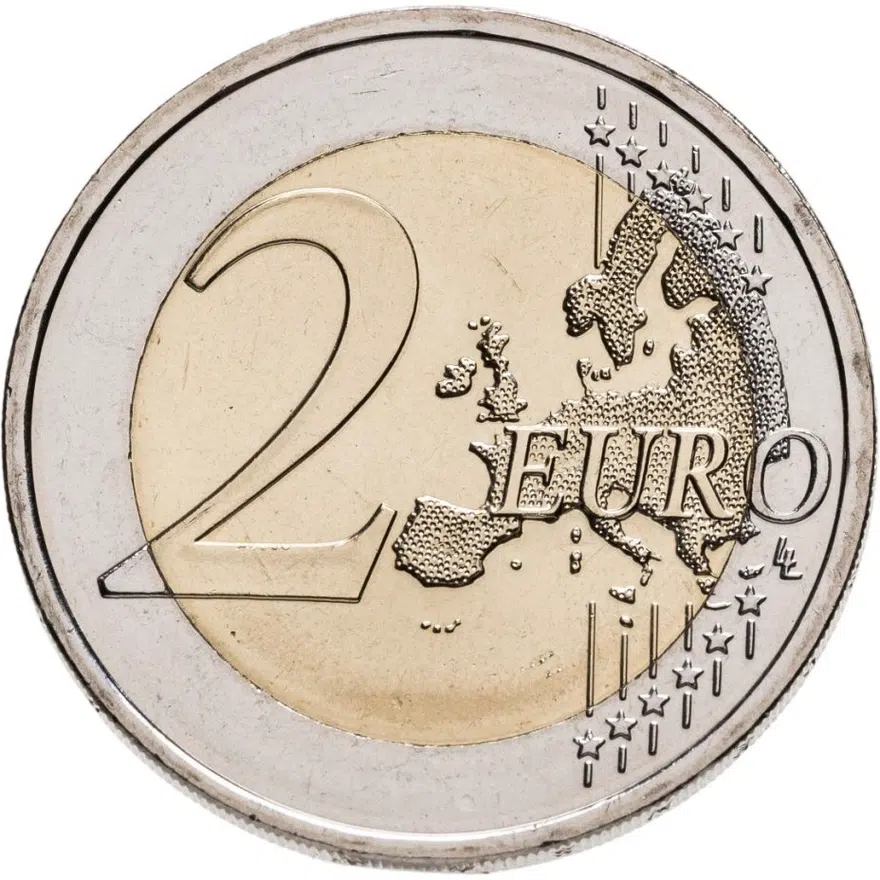 Словакия 2 евро 2020 20 лет вступлению Словакии в ОЭСР, реверс