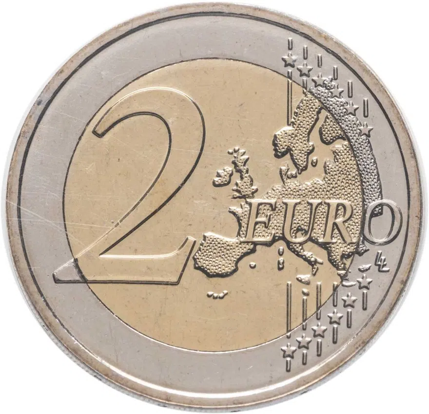 Франция 2 евро 2020 "Медицинские исследования" в блистере, реверс