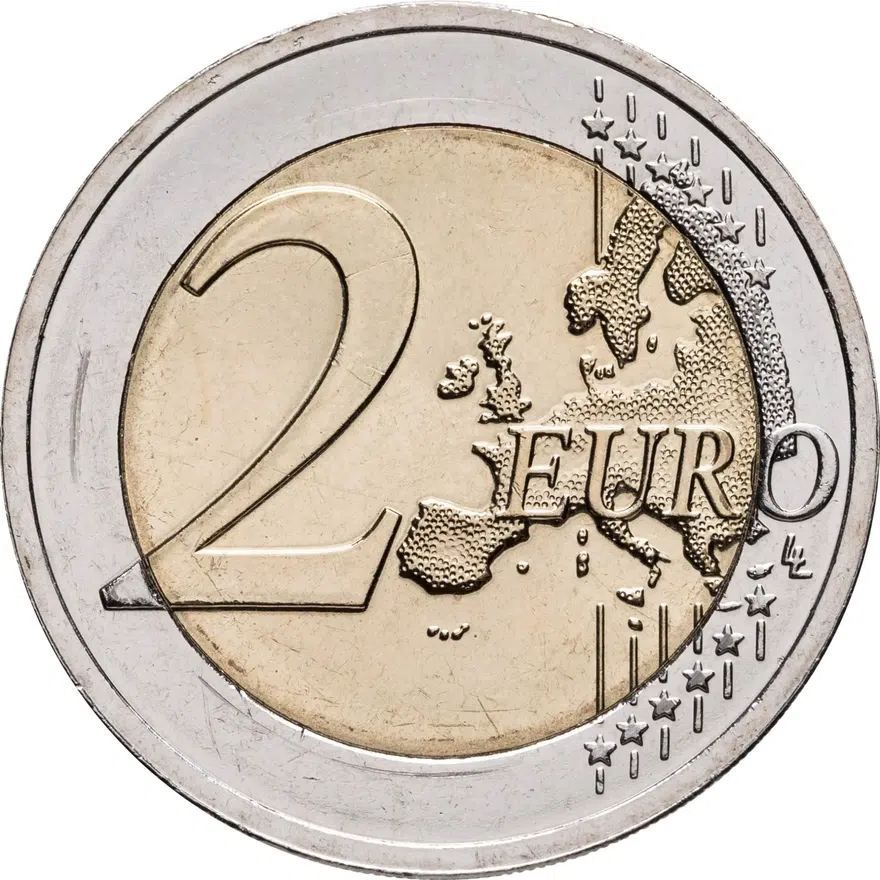 Эстония 2 евро (euro) 2020 100-летие Тартуского мирного договора между РСФСР и Эстонией, реверс