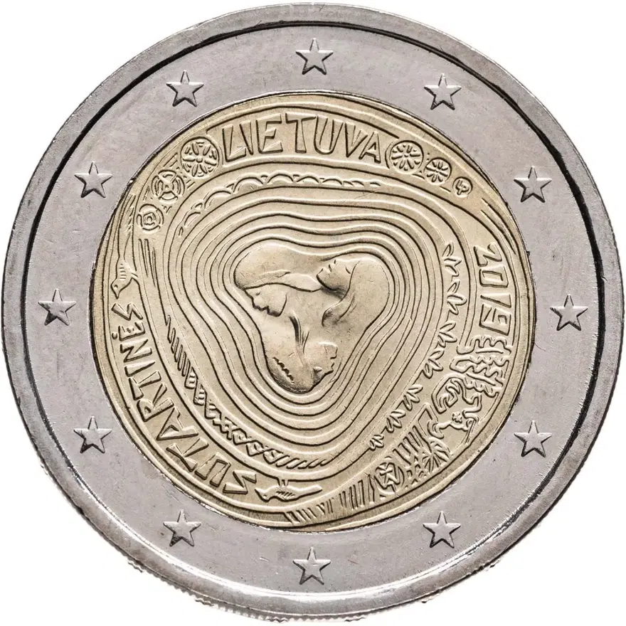 Литва 2 евро (euro) 2019 Сутартинес - Народные литовские многоголосные песни