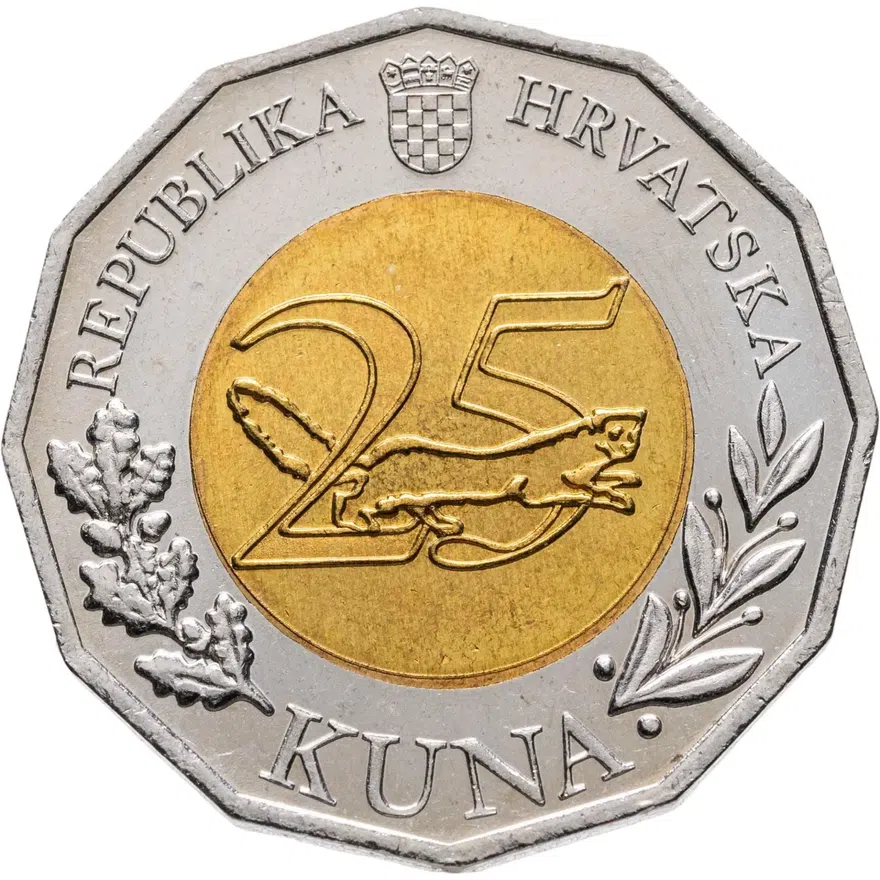 Хорватия 25 кун (kuna) 2019 350 лет основанию Загребского университета, реверс