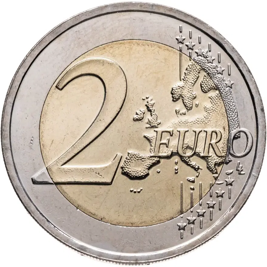 Эстония 2 евро (euro) 2019 100 лет преподаванию на эстонском языке в Тартуском университете, реверс