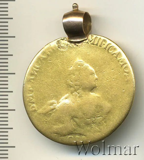 10 рублей 1758 СПБ