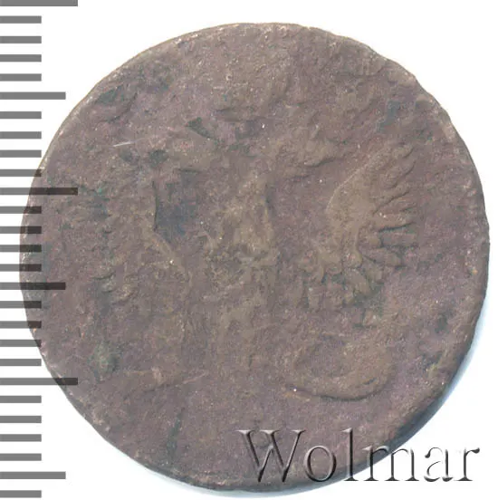 Денга 1752, реверс