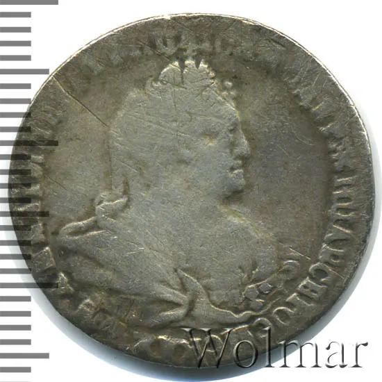 Полуполтинник 1740
