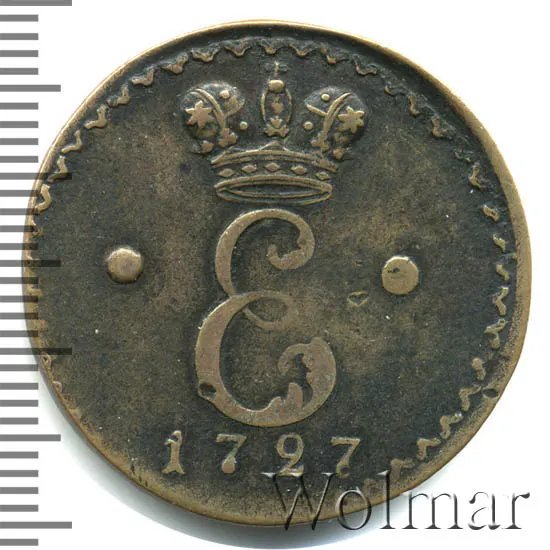 1 грош 1727 "Пробный"