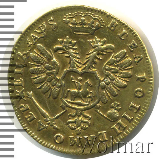 1 червонец 1706, реверс