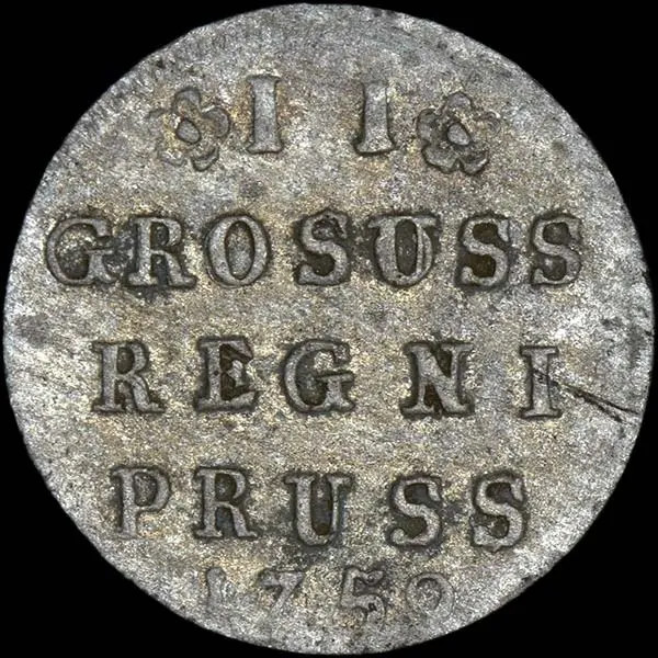 2 гроша 1759, "GROSUSS", реверс
