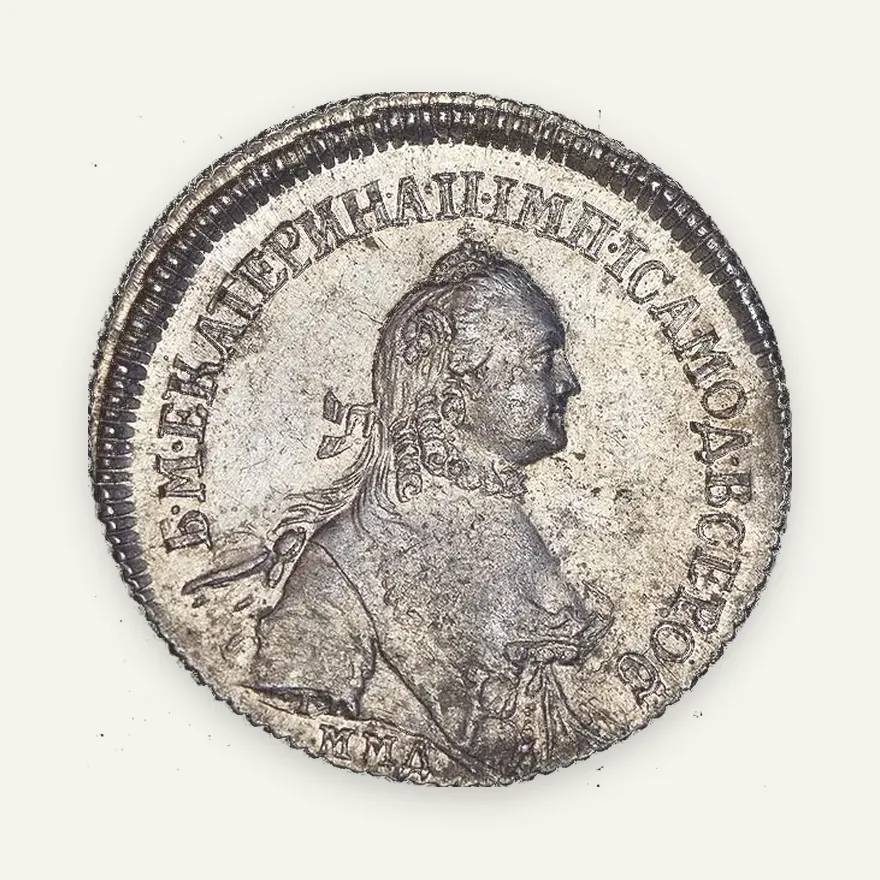 Полуполтинник 1764 ММД-EI-Т.I.