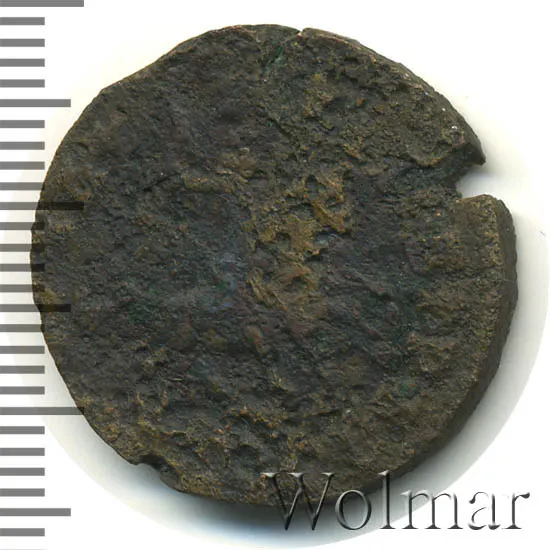 1 копейка 1716 БК, реверс