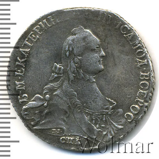 Полтина 1764 СПБ-СА