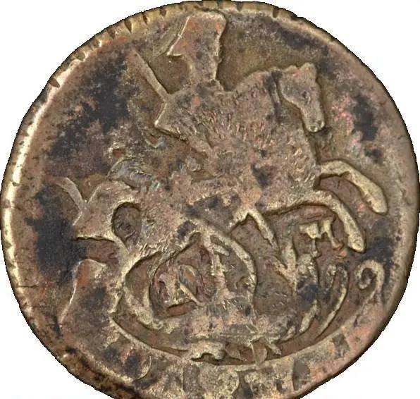 Полушка 1773 ЕМ