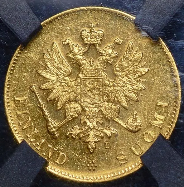 10 марок 1905 L, реверс
