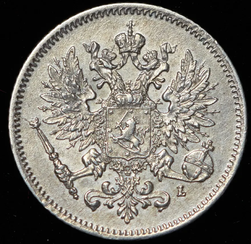 25 пенни 1909 L