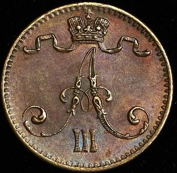 1 пенни 1882
