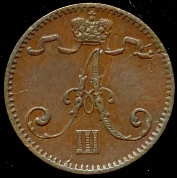 1 пенни 1884