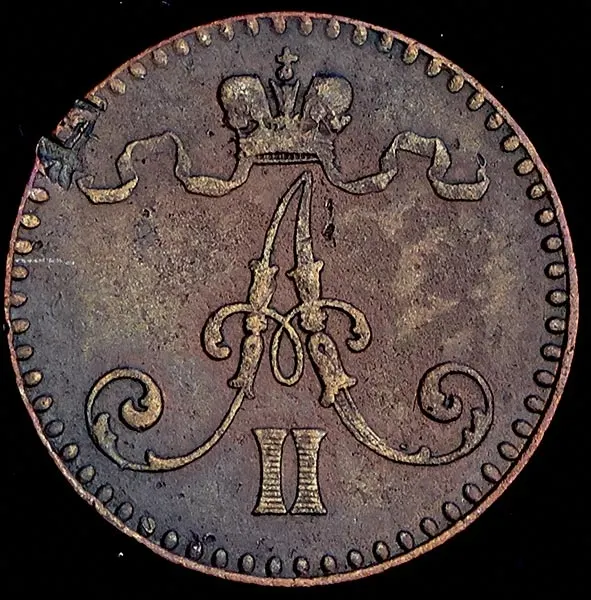 1 пенни 1864