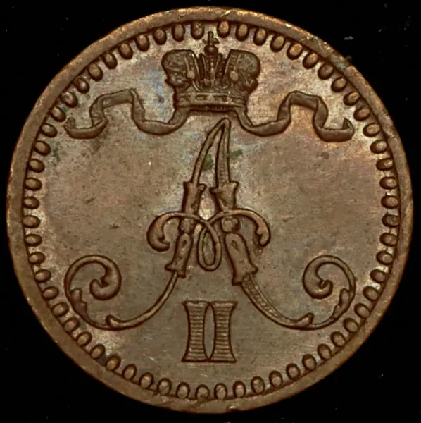 1 пенни 1869