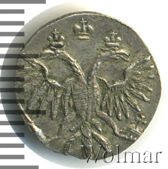 1 копейка 1714, новодел, реверс