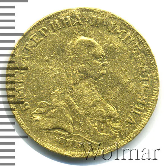 1 червонец 1766 СПБ, новодел