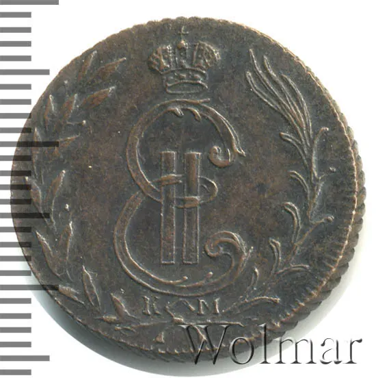 1 копейка 1766 КМ, новодел