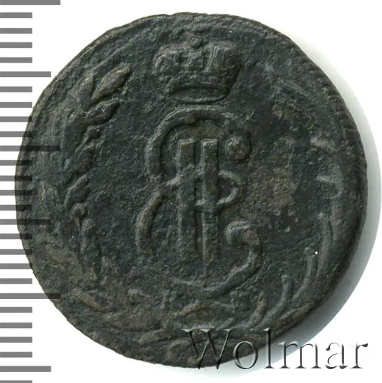 1 копейка 1769 КМ, реверс