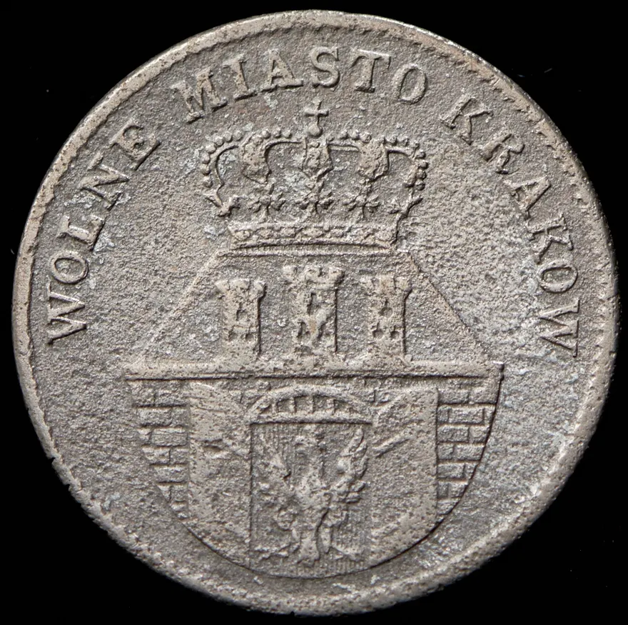 10 грошей 1835 "Свободный город Краков"