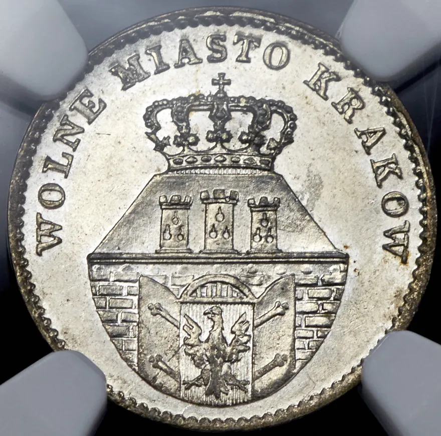 5 грошей 1835 "Свободный город Краков"