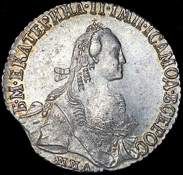 Полуполтинник 1775 ММД-СА