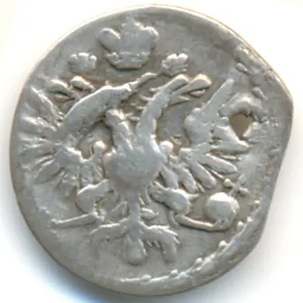 Алтын 1712, "АЛmЫ / ННIКЪ", реверс