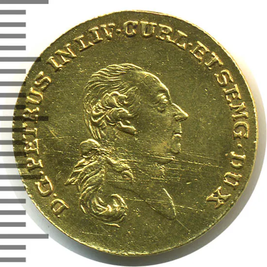 Дукат 1780 "Петр Бирон. Курляндия"