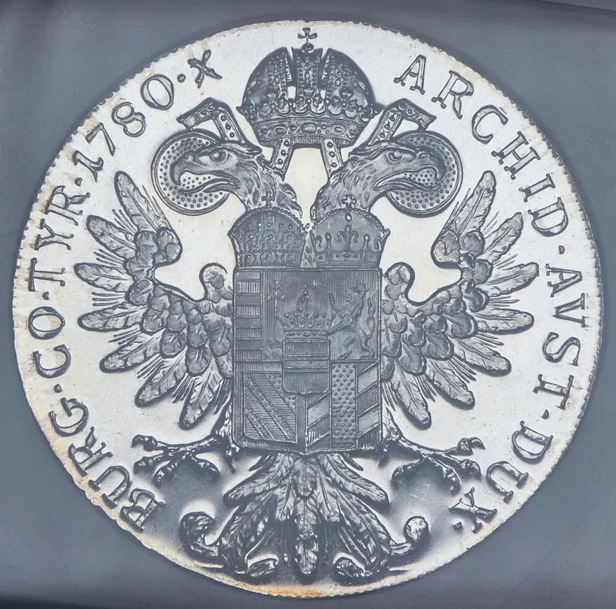 Талер 1780 "Петр Бирон. Курляндия", реверс
