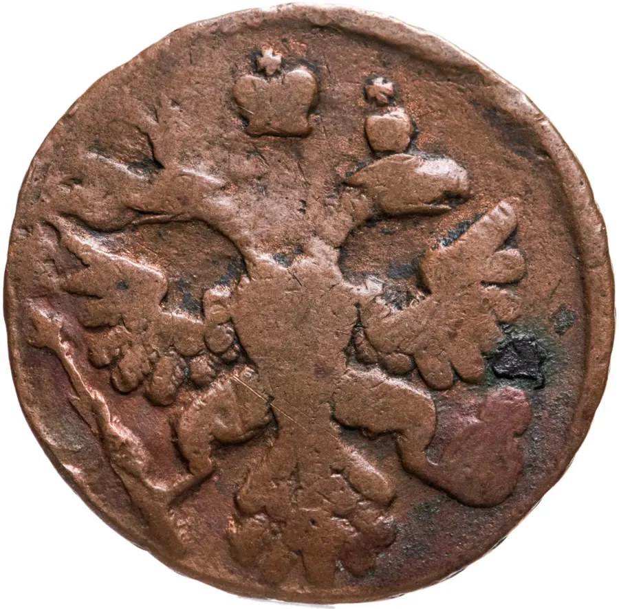 полушка 1738, реверс
