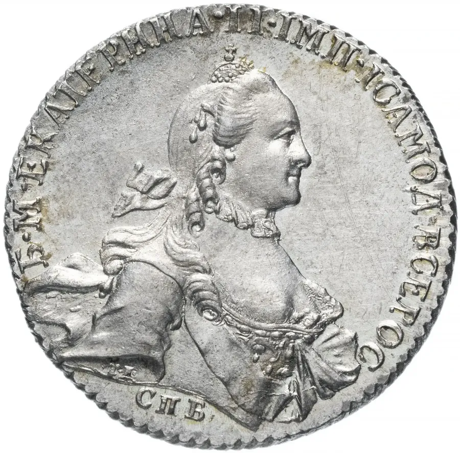 1 рубль 1764 СПБ-TI-СА, аверс