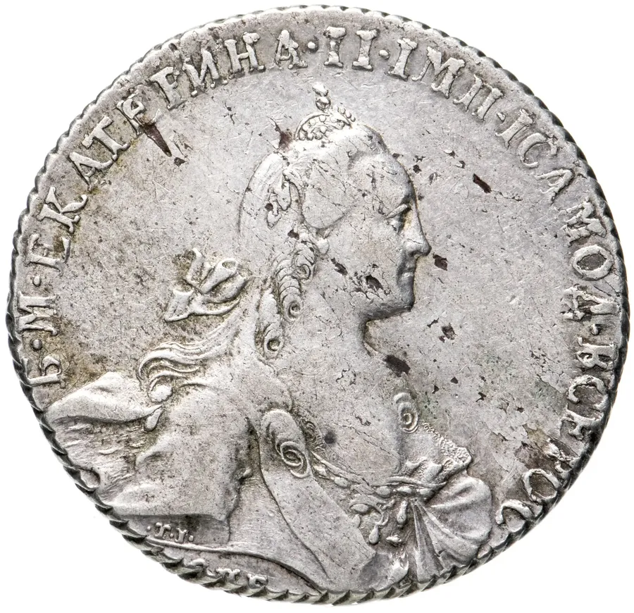 1 рубль 1769 СПБ-TI-СА, реверс