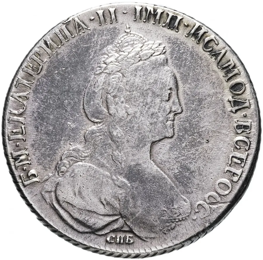 1 рубль 1778 СПБ-ФЛ, аверс