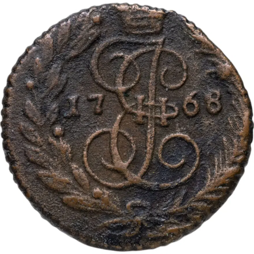 полушка 1768 ЕМ, аверс