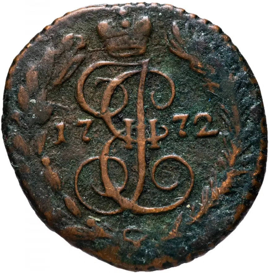 полушка 1772 ЕМ, аверс